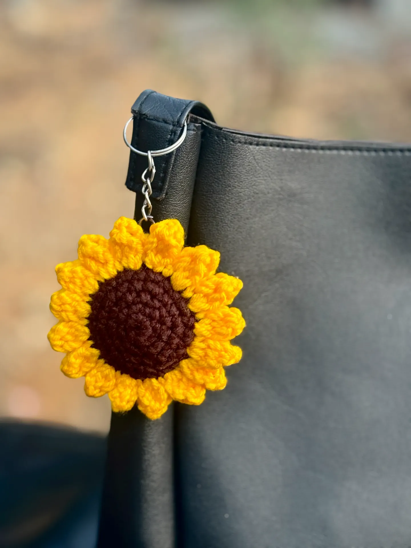 Sunflower Keychain