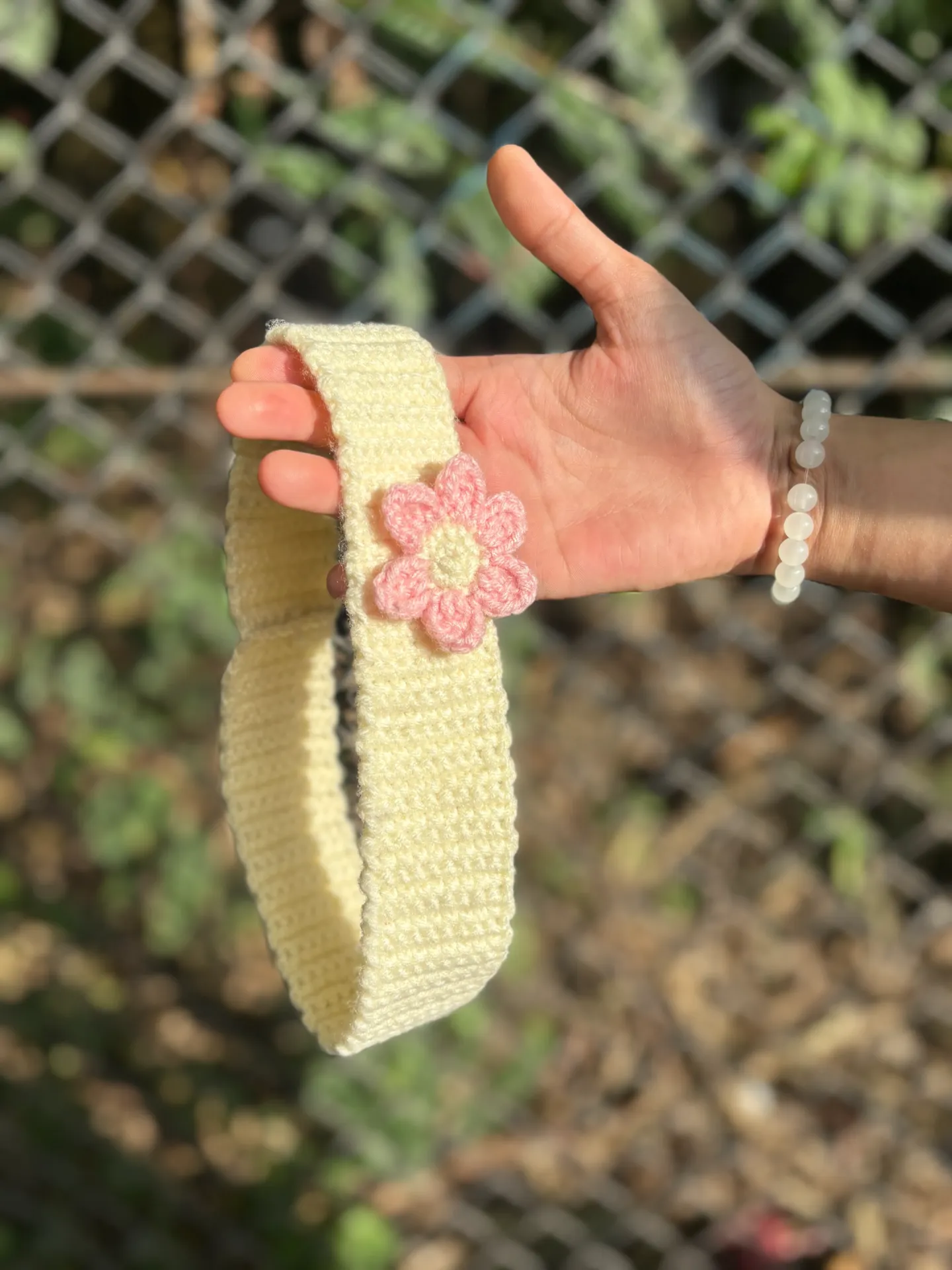 Hairband with flower